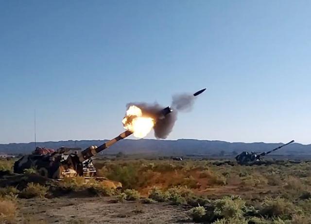 The competition for the title of "Best Artillery Division" is held  +VİDEO