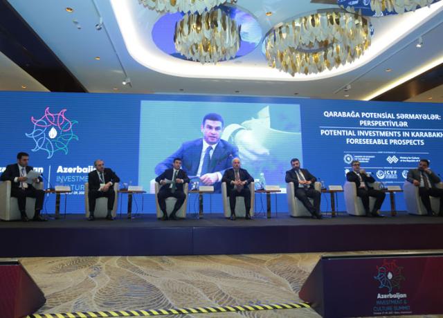 Azərbaycan İnvestisiya və Mədəniyyət Sammiti çərçivəsində panel müzakirələr təşkil olunub - FOTO