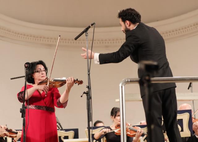 Skripka ifaçısı Zəhra Quliyevanın yubileyinə həsr olunmuş konsert keçirildi  (AZpress.AZ, İ.Rüstəm, +FOTO=54)