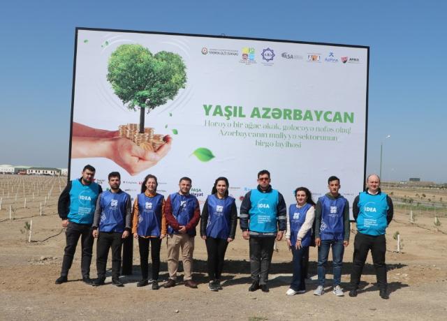 "Yaşıl Marafon 2022" ağacəkmə kampaniyası çərçivəsində növbəti aksiya keçirilib - FOTO