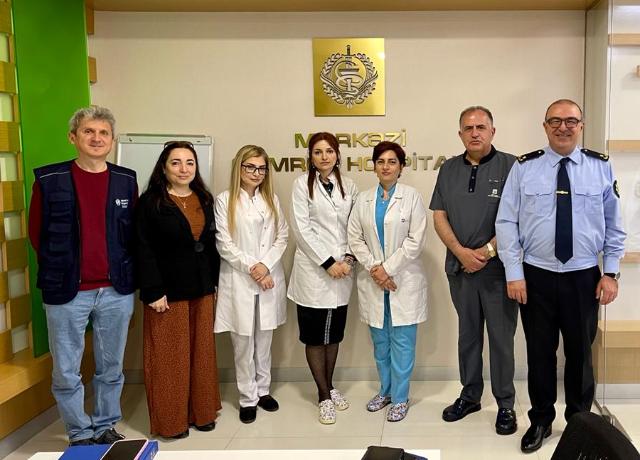 Mərkəzi Gömrük Hospitalında Ümumdünya Səhiyyə Təşkilatının nümayəndələri ilə görüş keçirilib 