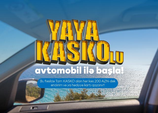 Yaya KASKOlu avtomobil ilə başla! 