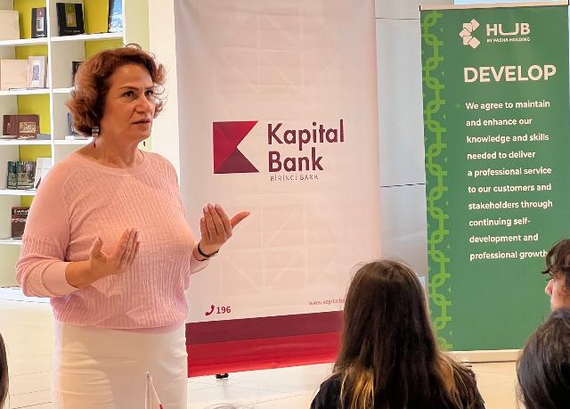 Kapital Bank tələbələrin inkişafı üçün növbəti tədbiri keçirdi 