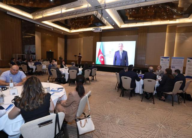 Bakıda Xəzərlə bağlı beynəlxalq konfrans keçirilib - FOTO